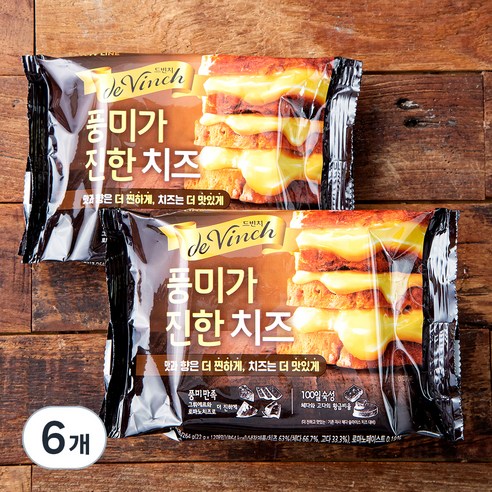 남양유업 드빈치 풍미가 진한 맛있는 치즈, 22g, 12매, 6개