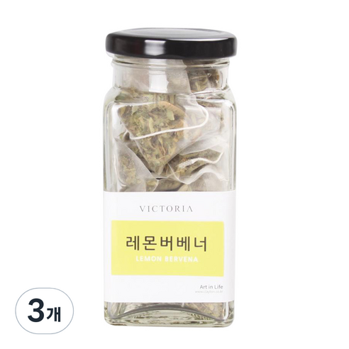 빅토리아 보틀 레몬버베너 차, 1g, 10개입, 3개