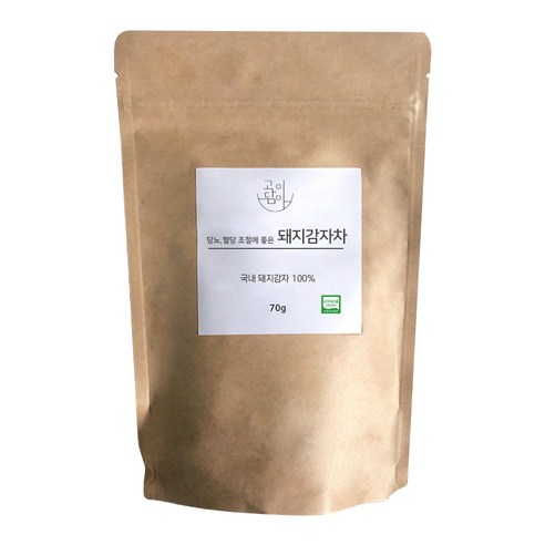 고이담아 유기농 돼지감자차 슬라이스, 70g, 1개