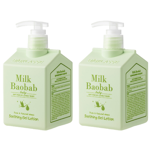 밀크바오밥 비오클라쎄 베이비 수딩 젤 유아크림, 250ml, 2개