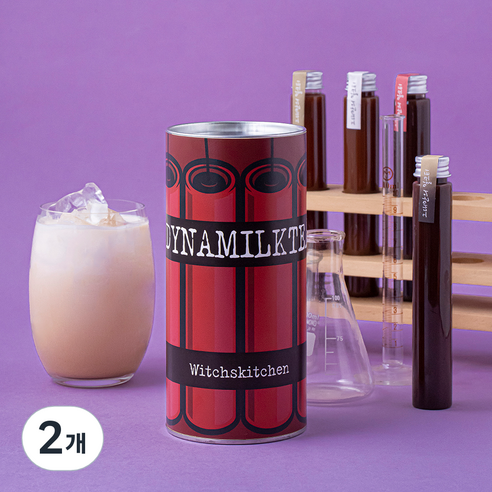마녀의부엌 다이너밀크티 밀크티베이스 선물세트 50ml x 7개입, 350ml, 2개