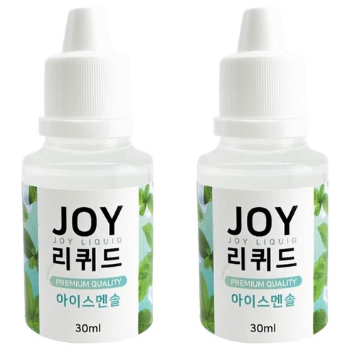 조이리퀴드 슬라임 향료 30ml, 2개, 아이스멘솔