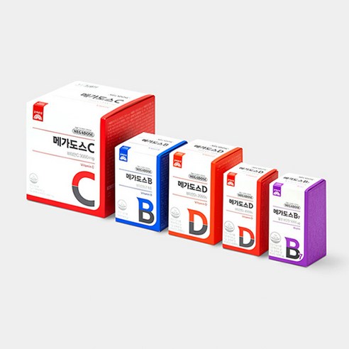 메가도스 C 비타민C 3000mg, 60포, 180g, 1개
