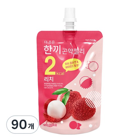 더존건강 더 조은 한끼곤약젤리 리치, 150g, 90개