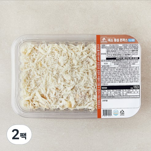 미소 등심 돈까스 (냉장), 600g, 2팩