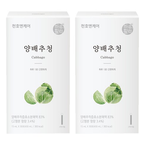 천호엔케어 양배추청, 15ml, 60개