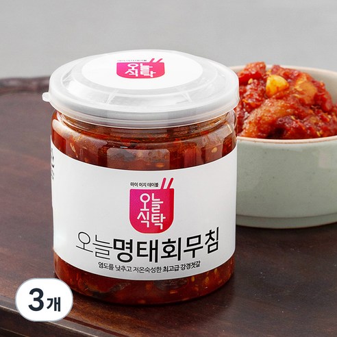오늘식탁 명태회무침, 250g, 3개