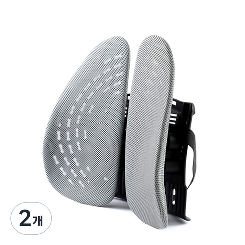 카템 3D 허리 자세교정 쿠션 CT210, 그레이, 2개