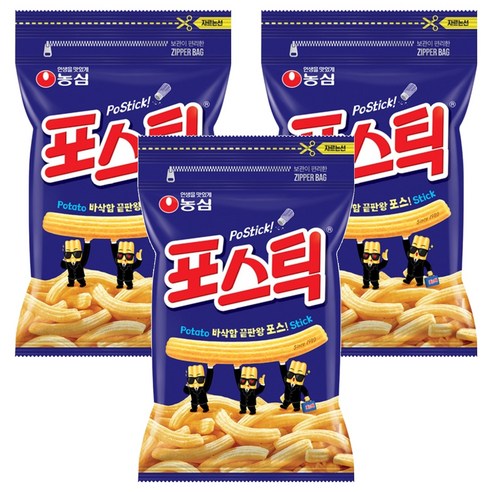 농심 포스틱, 280g, 3개