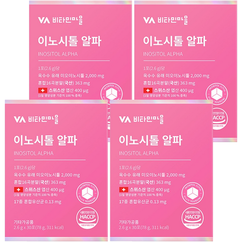 비타민마을 이노시톨 알파, 78g, 4개