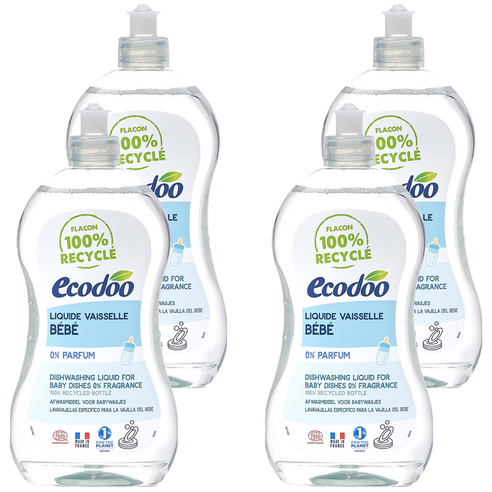에코두 프랑스 젖병세제 무향, 500ml, 4개