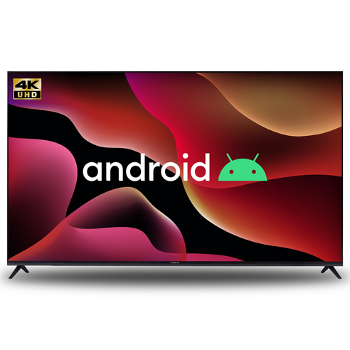 와이드뷰 4KUHD 구글 안드로이드 TV, 190.5cm(75인치), GTWV75UHD-E1, 벽걸이형, 방문설치