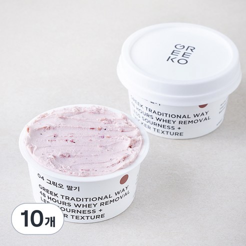 그릭오 딸기 그릭요거트, 100g, 2개입, 5개