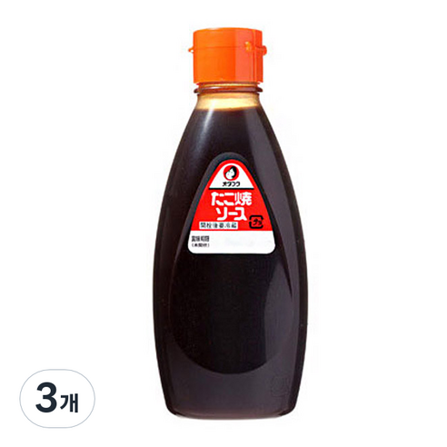 오타후쿠 타코야키 소스, 300g, 3개