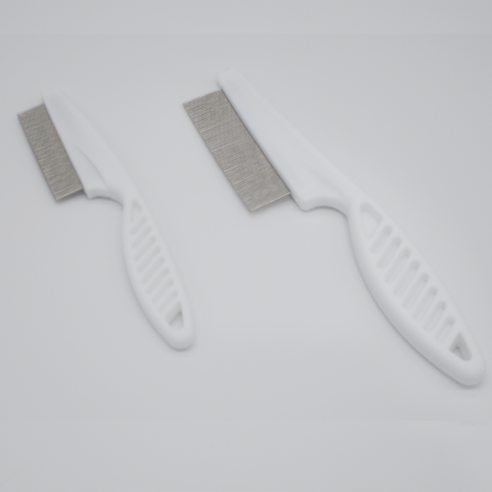 심플바이 강아지 위생 눈꼽빗 14cm, 화이트, 1개
