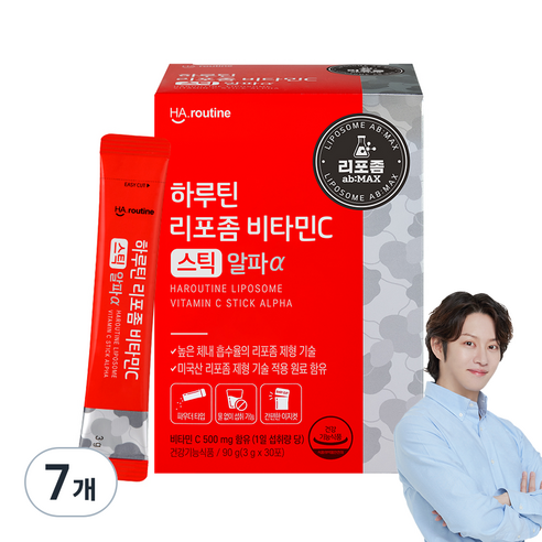하루틴 리포좀 비타민C 스틱 알파α 30p, 90g, 7개