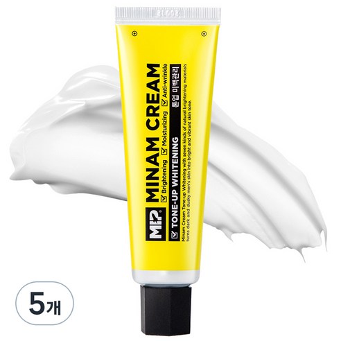미프 미남크림 미백 톤업 화이트닝 크림 50 ml, 5개
