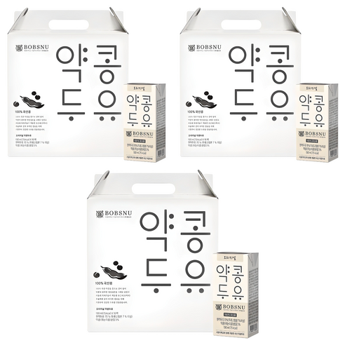 약콩두유 오리지널, 190ml, 48개