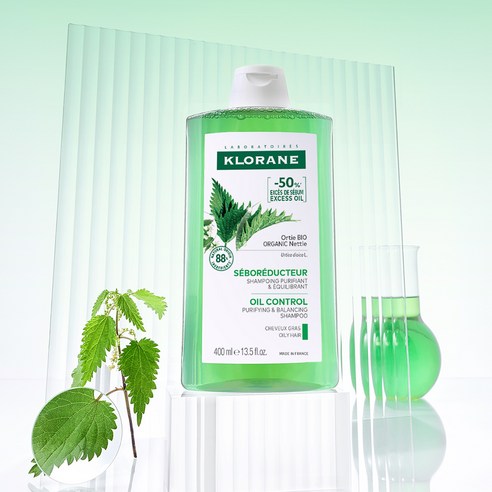 기름진 머리, 클로란 네틀 샴푸로 산뜻하게!
