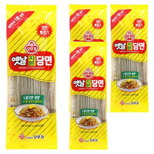 오뚜기옛날 자른 당면, 100g, 4개
