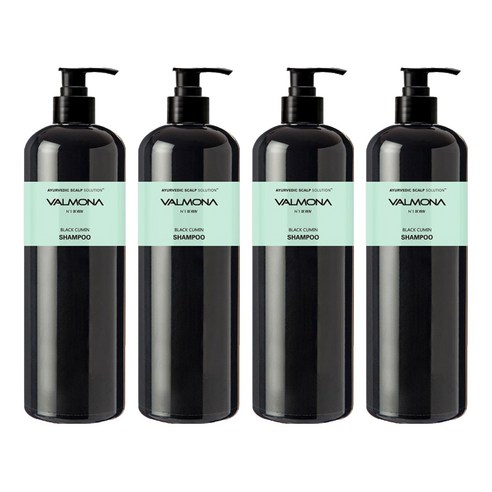 밸르모나 블랙커민 샴푸, 480ml, 4개