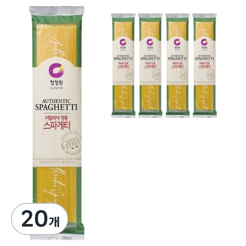 청정원 스파게티면 250g, 20개