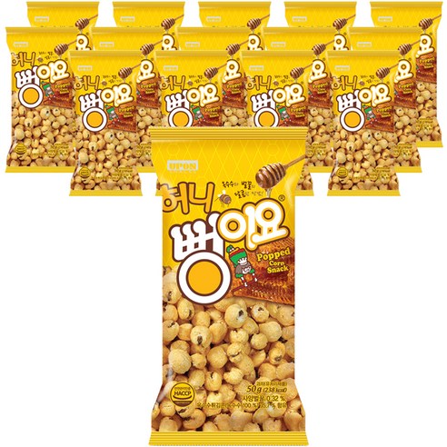 뻥이요 허니, 50g, 15개