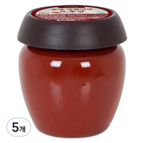 더해담 순창 상황버섯 고추장, 500g, 5개