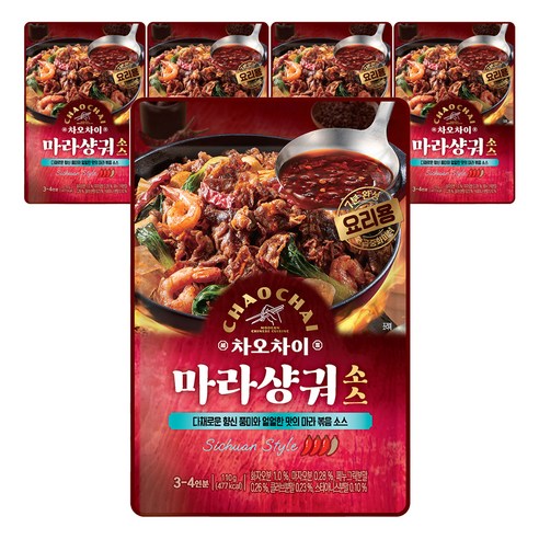 차오차이 마라샹궈 소스, 110g, 5개