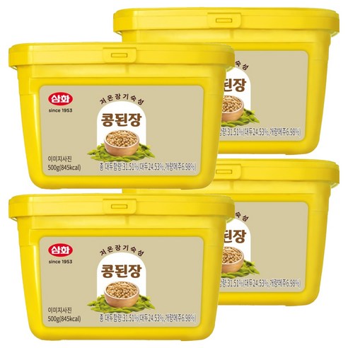 삼화 콩된장, 500g, 4개