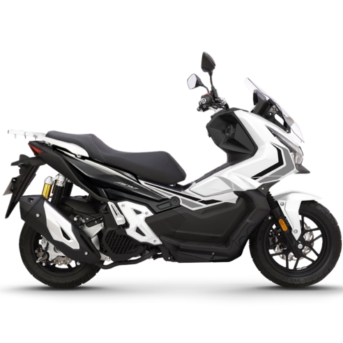 한솜모터스 2024년식 어드벤처 스쿠터 방문설치, 스노우 화이트, ADV125 V-TUNE