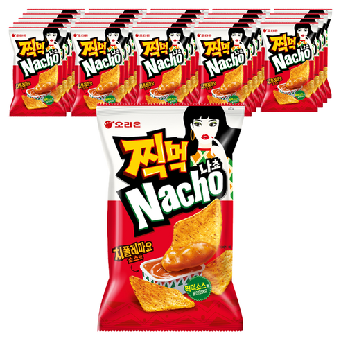 오리온 찍먹 나쵸 치폴레마요소스맛, 84g, 25개