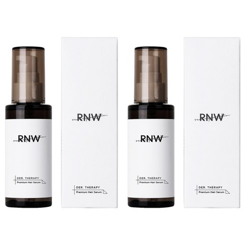 알엔더블유 테라피 프리미엄 아르간 오일 헤어세럼, 75ml, 2개