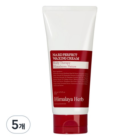 나드 부케가르니 퍼펙트 제모 왁싱 크림 바디전용, 200ml, 5개