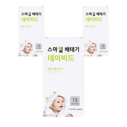 스마일랩 배테기 데이비드 배란테스트기, 15개입, 3개