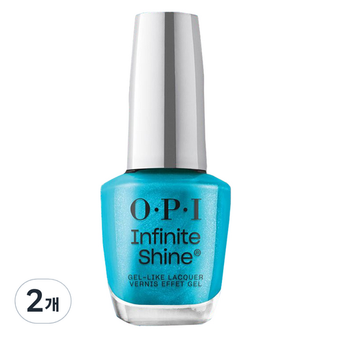 오피아이 메탈릭 메가 믹스 인피니트 샤인 젤 라이크 매니큐어, MillenniYUM, 15ml, 2개