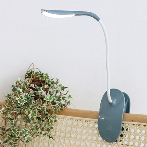 아이린 충전식 무선 집게형 LED 스탠드 IR800, 블루 IR800BL