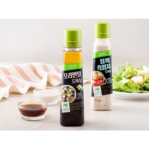 풀무원 드레싱으로 샐러드의 맛있는 변화를 경험하세요!