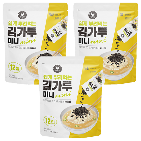 만전김 쉽게 뿌려먹는 김가루 미니, 5g, 36개