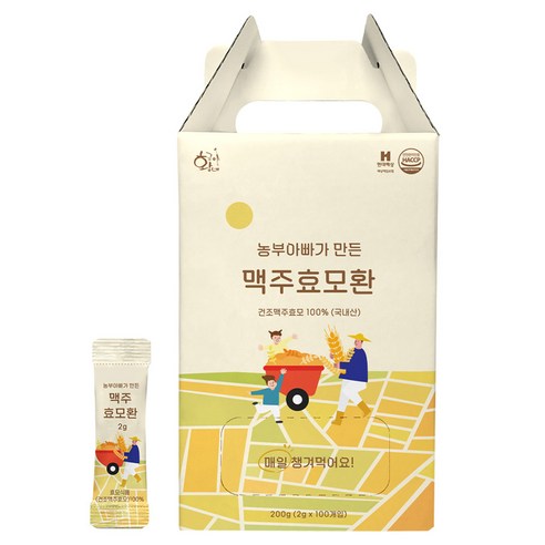 황금이네 맥주효모환 100p, 200g, 1개