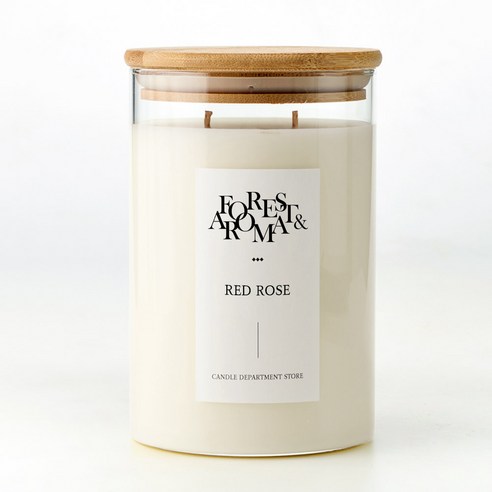 캔들백화점 포레스트 아로마캔들, 레드로즈, 1개, 1000g
