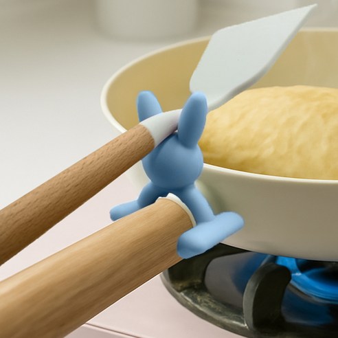 집사람 쿠킹바니 실리콘 멀티 조리도구 거치대, 블루, 1개