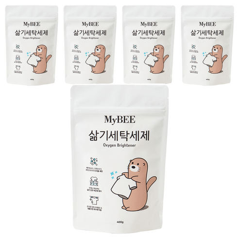 마이비 삶기 세탁세제 리필 400g, 5개