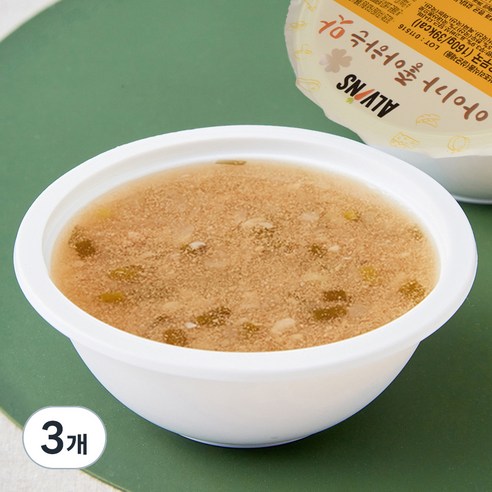 엘빈즈 한우 무우국, 160g, 3개