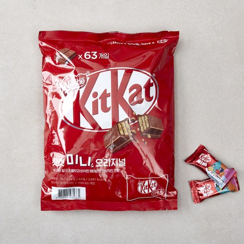 KitKat 미니 오리지널 63p, 567g, 1개