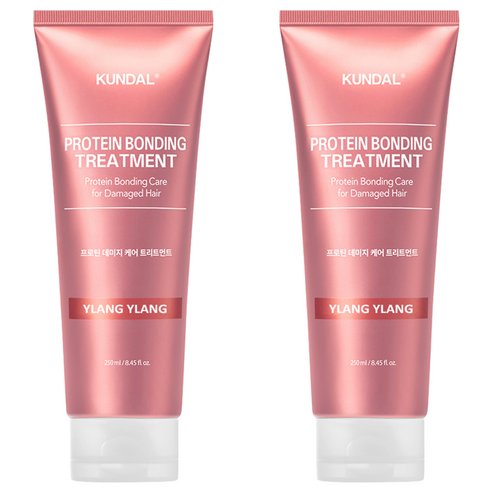 쿤달 프로틴 데미지 케어 트리트먼트 일랑일랑향, 250ml, 2개