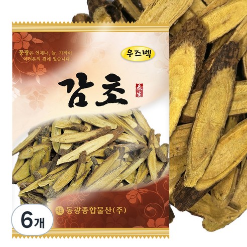 동광종합물산 감초, 100g, 6개