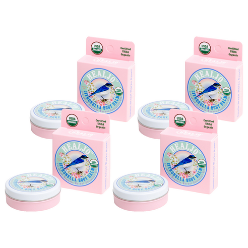 힐조 시트로넬라 바디밤, 30g, 4개