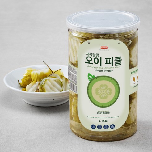 나무새 새콤달콤 오이피클, 1kg, 2통