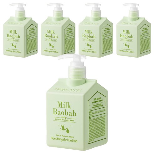 밀크바오밥 비오클라쎄 베이비 수딩 젤 유아크림, 250ml, 5개
